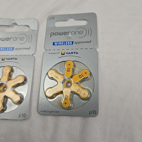 Power One 1.45V Hearing Aid Batteries p10 PR70 11/24 2 Pks - Picture 2 of 4